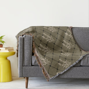 Throw Blanket, Brown Sage-design Filt