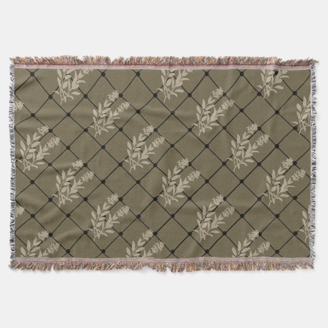 Throw Blanket, Brown Sage-design Filt (Framsidan)