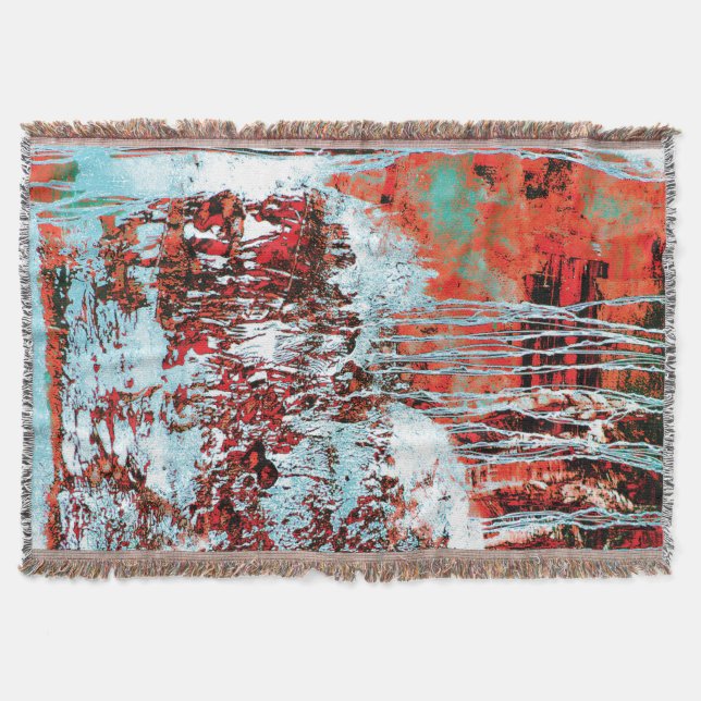 Throw Blanket – Corrosion Pulse Filt (Framsidan)