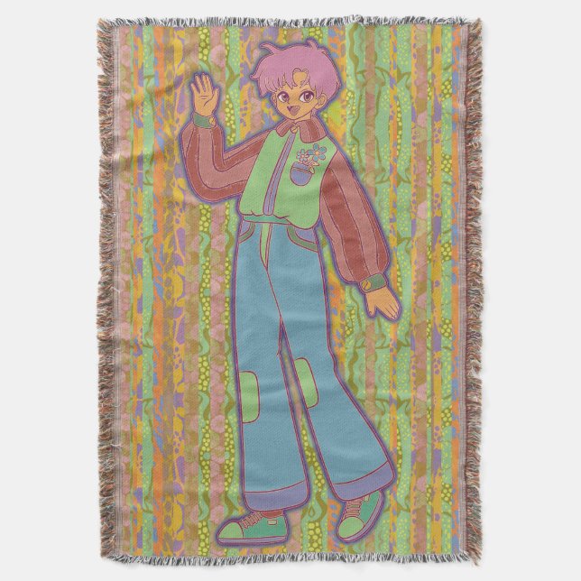 Throw Blanket Filt (Framsidan Vertikal)