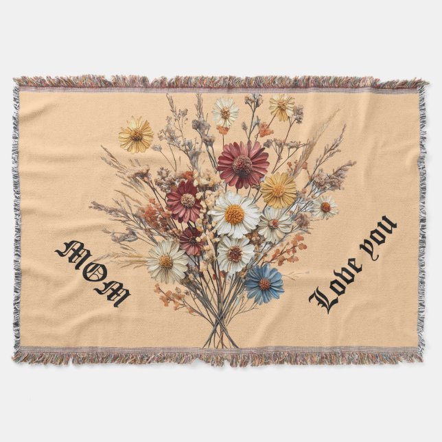 Throw Blanket för Mamma Filt (Framsidan)