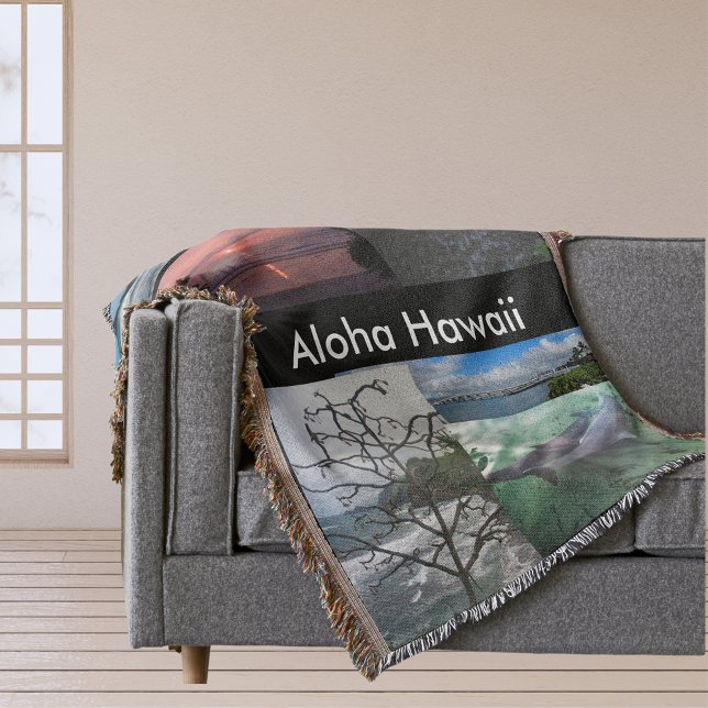 Throw Blanket från hawaiian Landcape Collection Filt (Hawaiian landscape Collection Throw Blanket)