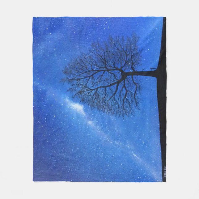 Throw Blanket - "Heavens Deklarate" Fleecefilt (Framsidan)