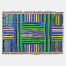 Throw Blanket Kente Rand