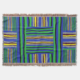 Throw Blanket Kente Rand Filt