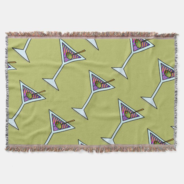 THROW BLANKET - MARTINI DESIGN FILT (Framsidan)