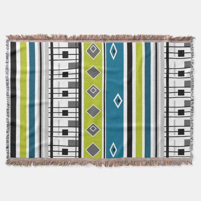 Throw Blanket retro, sextio, populärt, mode, bl.a. Filt (Framsidan)