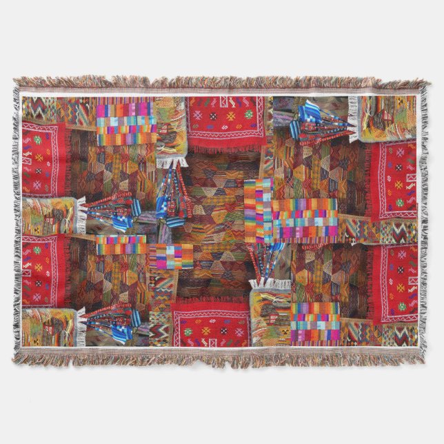 Throw Blanket traditionell Filt (Framsidan)