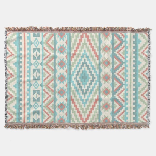 Throw Blanket/Tribal Mönster Mysfilt (Framsidan)