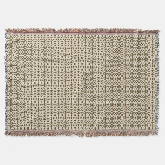 Throw Blanket with Old Spanish Style Vibes  Filt (Framsidan)