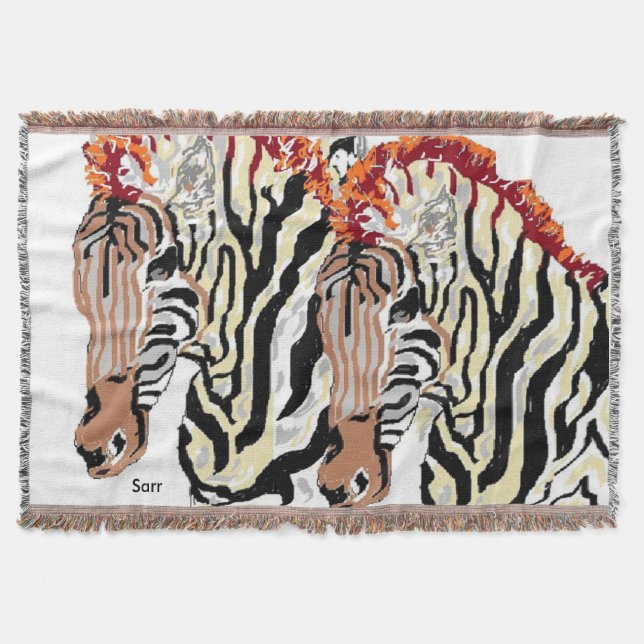 Throw Blanket Zebra's Filt (Framsidan)