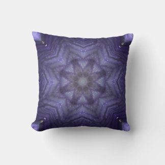 Throw Cushion Purple Pattern Design Kudde