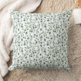 Throw Cushion - Silver Eucalyptus Kudde