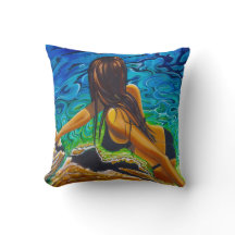 Throw Cushion Woman i Sten Bassäng
