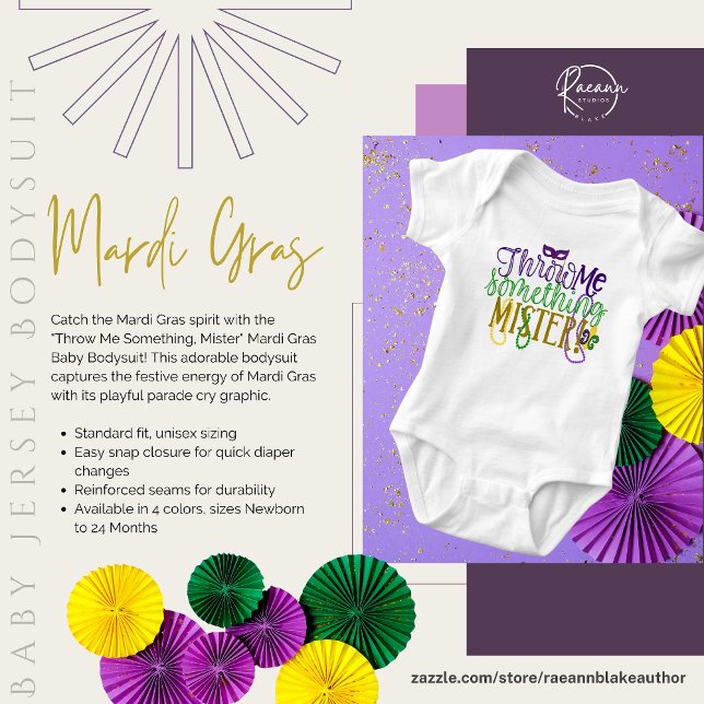 "Throw Me Something, Mister" Mardi Gras T Shirt (Skapare uppladdad)