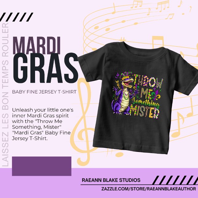 "Throw Me Something, Mister" Mardi Gras T Shirt (Skapare uppladdad)