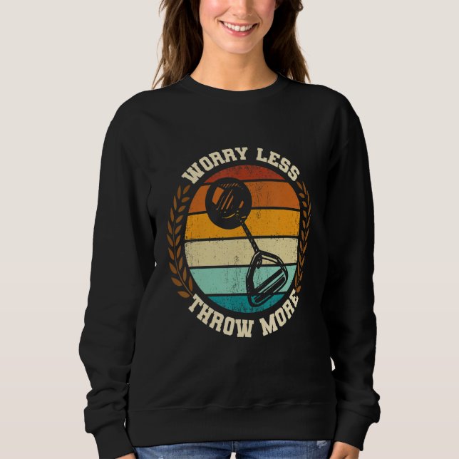 Throw More Hammer Throwing Thrower Track Field App T Shirt (Framsida)