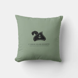 Throw Pillow — 1st Rhode Island Regiment Kudde