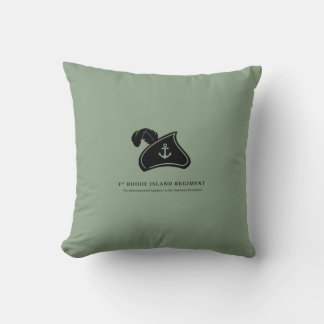 Throw Pillow — 1st Rhode Island Regiment Kudde