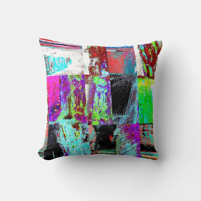 Throw Pillow – Abstract Grid Kudde (Framsida)