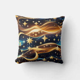 Throw Pillow – Amber Celestial Moon Kudde