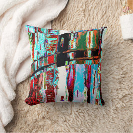 Throw Pillow – Collapse Reflection Abstract Design Kudde