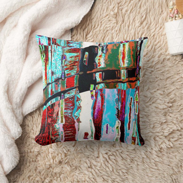 Throw Pillow – Collapse Reflection Abstract Design Kudde (Filt)