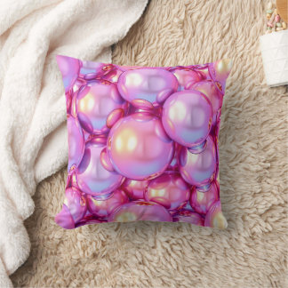 Throw Pillow Cyber-Bubble Y2K Kudde