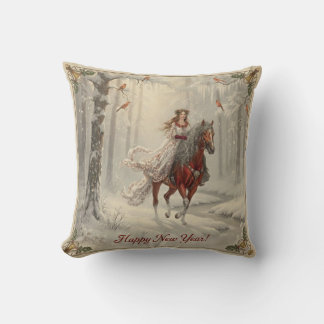 Throw Pillow "Happy New Year Kudde