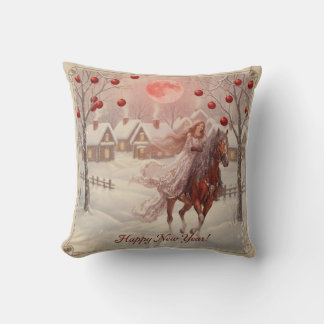 Throw Pillow "Happy New Year Kudde