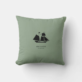 Throw Pillow — HMS Gaspee Kudde