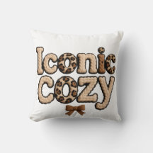 Throw Pillow Iconic cozy Faux Yarn Style pillows 
