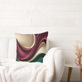 Throw pillow in stylish abstract graphic kudde