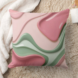 Throw pillow in stylish abstract graphic kudde
