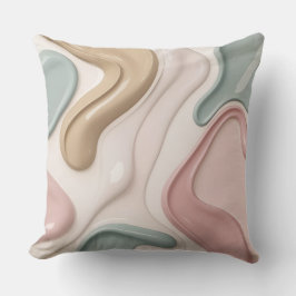 Throw pillow in stylish abstract graphic kudde