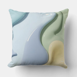 Throw pillow in stylish abstract graphic kudde