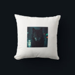 Throw pillow  kudde<br><div class="desc">This image was used by Author Selene Dacario to depict one of the werewolves in her debut novel The Betrayal</div>