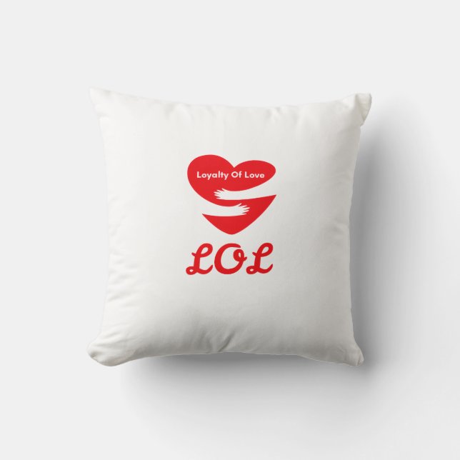 Throw Pillow lol Kudde (Framsida)