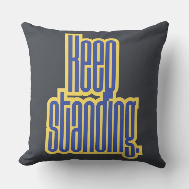 Throw Pillow – Minimalist Motivational Cushion f Kudde (Framsida)