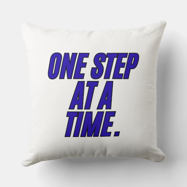 Throw Pillow – Modern Motivational Home Accent Kudde (Baksida)