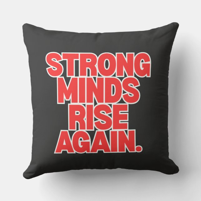 Throw Pillow – Modern Positive Message Home Decor Kudde (Baksida)
