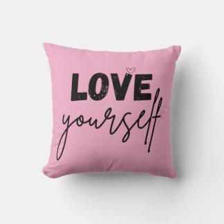 throw pillow | motivational | love yourself kudde