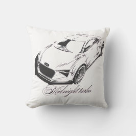Throw Pillow Racing Car Phone Case | Transparent  Kudde