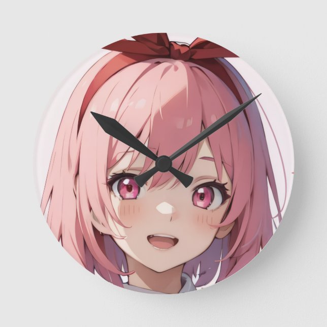 Throw Pillow Rund Klocka (Framsida)