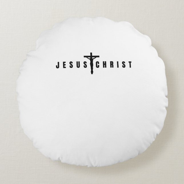 Throw Pillow Rund Kudde (Framsidan)