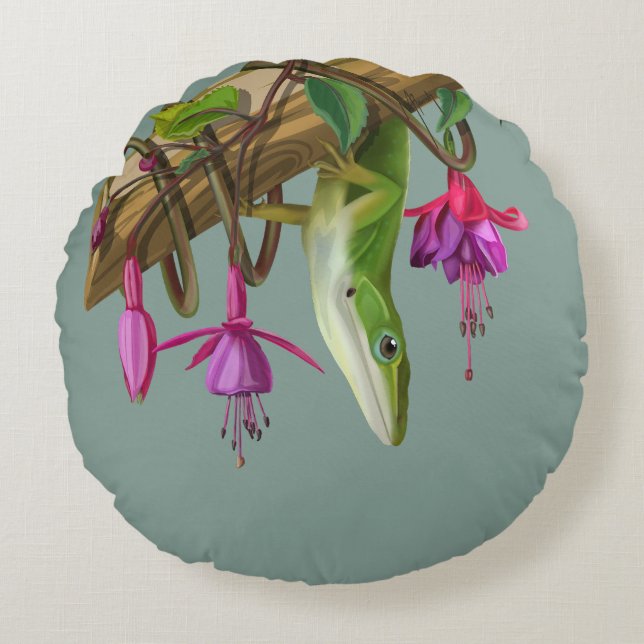 Throw Pillow Rund Kudde (Framsidan)