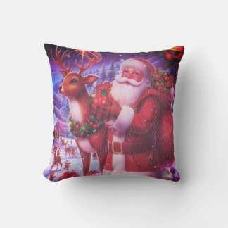 Throw Pillow Santa Claus Kudde