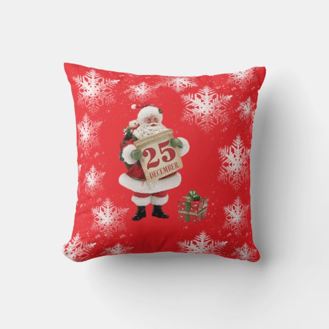 Throw Pillow Santa Claus  Kudde (Framsida)