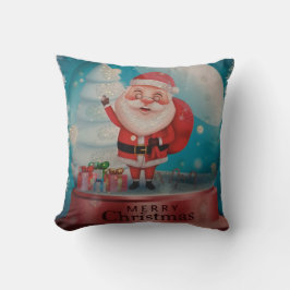 Throw Pillow Santa Clause Kudde