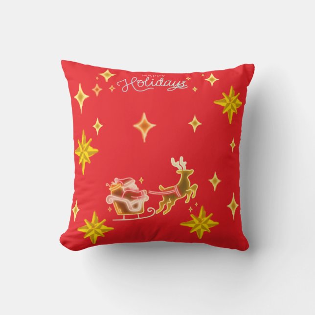Throw Pillow Santa Clause  Kudde (Framsida)